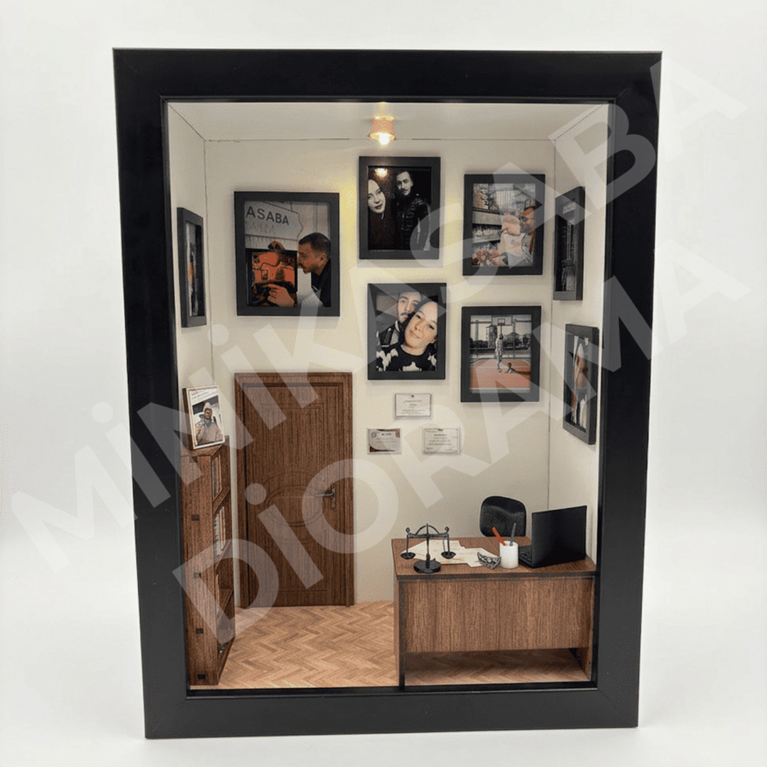 Avukatlara Özel Çerçeve Diorama Sanatı