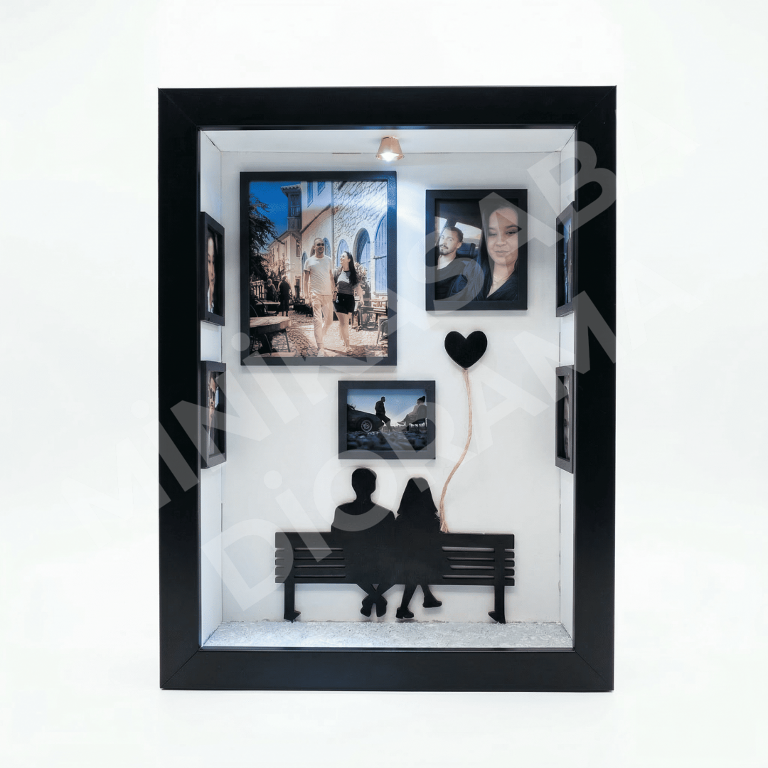 Işıklı Anı Çerçevesi 2 – Dekoratif 3D Fotoğraf Kutusu Işıklı Anı Çerçevesi 2 – Dekoratif 3D Fotoğraf Kutusu