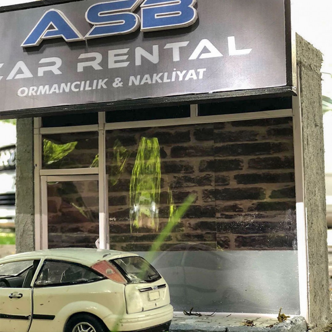 Minyatür ABS Rent A Car İş Yeri