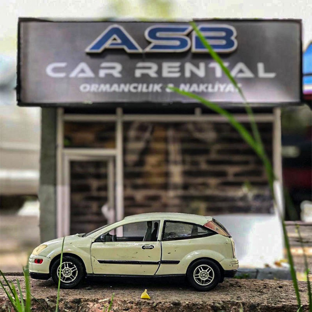 Minyatür ABS Rent A Car İş Yeri