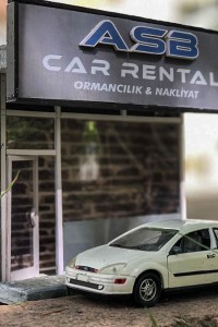 Minyatür ABS Rent A Car İş Yeri