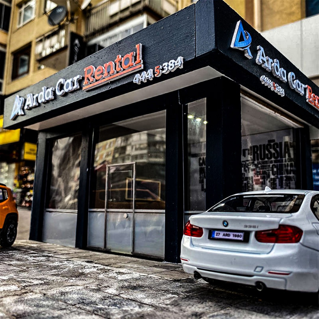 Minyatür Arda Car Rental İş Yeri