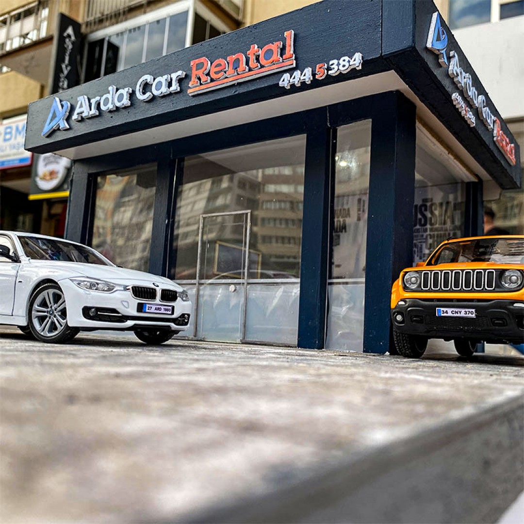 Minyatür Arda Car Rental İş Yeri