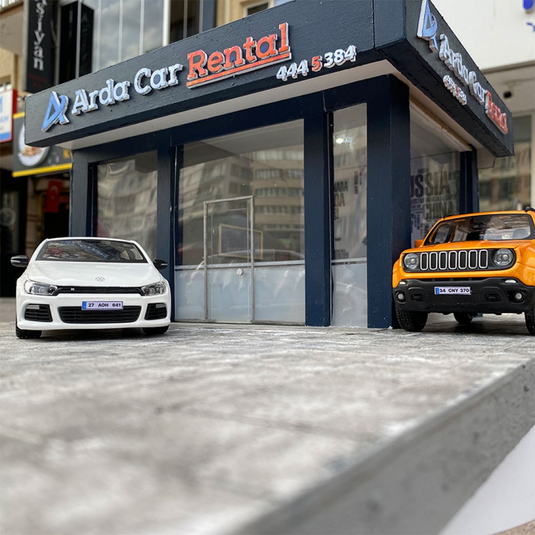 Minyatür Arda Car Rental İş Yeri