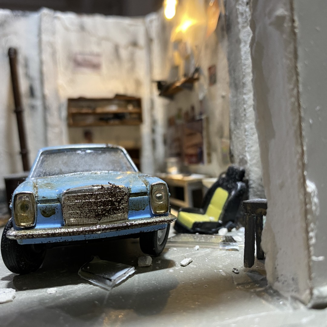 Minyatür Küçük Boy Tamirhane (1*36 ölçek)